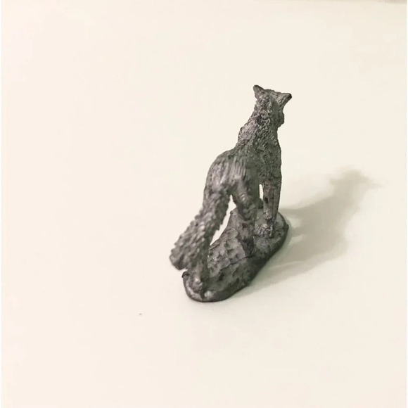 Vtg Wolf Miniature  Metal Figure Dungeons And Dragons Role Playing - Picture 2 of 7